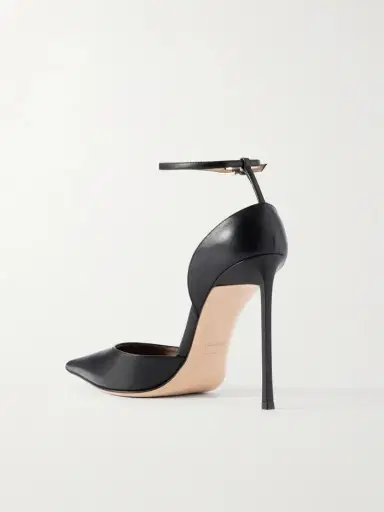 Tom Ford Pointed-toe Matte Leather Pumps | Thumbnail 3