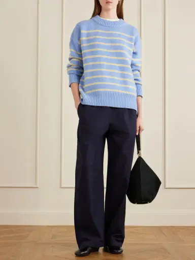LESET Kyoto Cotton Straight-leg Pants | Thumbnail 2 LESET Kyoto Cotton Straight-leg Pants | Thumbnail 2