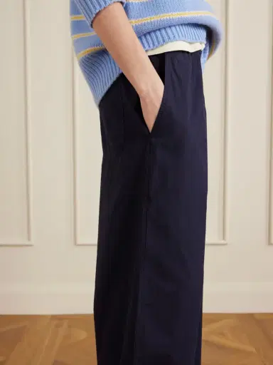LESET Kyoto Cotton Straight-leg Pants | Thumbnail 5 LESET Kyoto Cotton Straight-leg Pants | Thumbnail 5