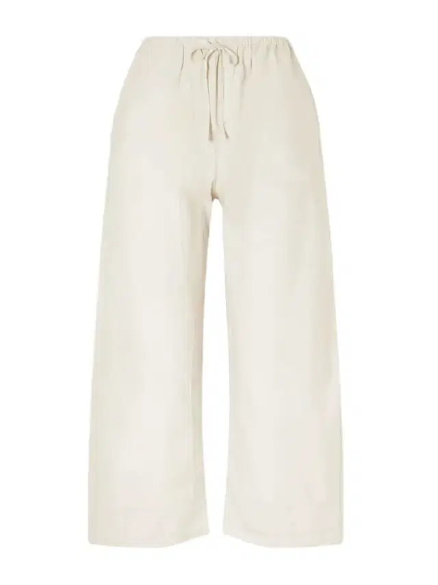 Kyoto Cotton Wide-leg Pants