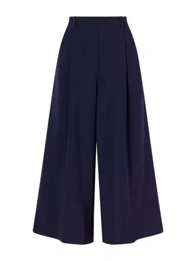 LESET Arielle Pleated Cropped Cady Wide-leg Pants | Thumbnail 1