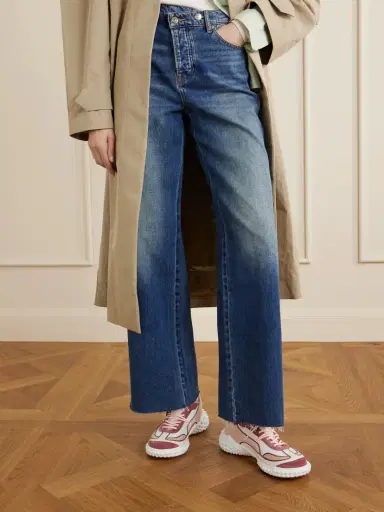 Christian Louboutin Mara Leather-trimmed Sneakers | Thumbnail 2 Christian Louboutin Mara Leather-trimmed Sneakers | Thumbnail 2