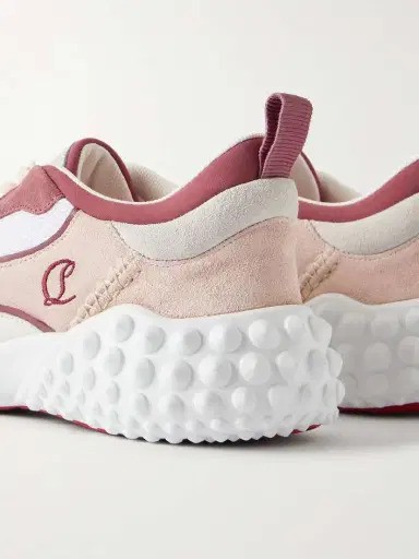 Christian Louboutin Mara Leather-trimmed Sneakers | Thumbnail 5 Christian Louboutin Mara Leather-trimmed Sneakers | Thumbnail 5
