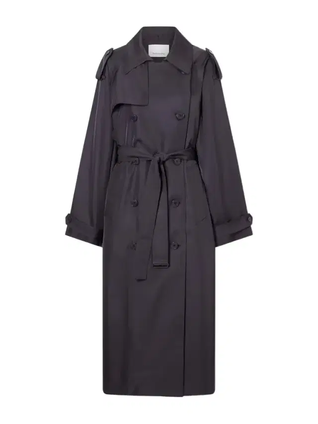 Veyron Double-breasted Belted Twill Trench Coat