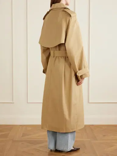 The Frankie Shop Riva Cotton-blend Trench Coat | Thumbnail 4 The Frankie Shop Riva Cotton-blend Trench Coat | Thumbnail 4