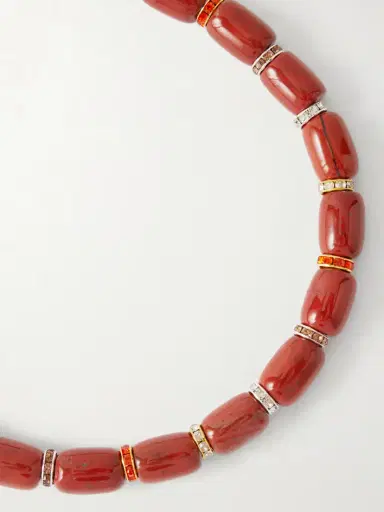 Julietta Rhodium-plated Jasper Necklace | Thumbnail 4 Julietta Rhodium-plated Jasper Necklace | Thumbnail 4
