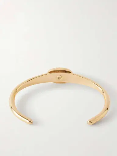 Jennifer Behr Elaine Gold-plated Tiger's Eye Cuff | Thumbnail 3 Jennifer Behr Elaine Gold-plated Tiger's Eye Cuff | Thumbnail 3