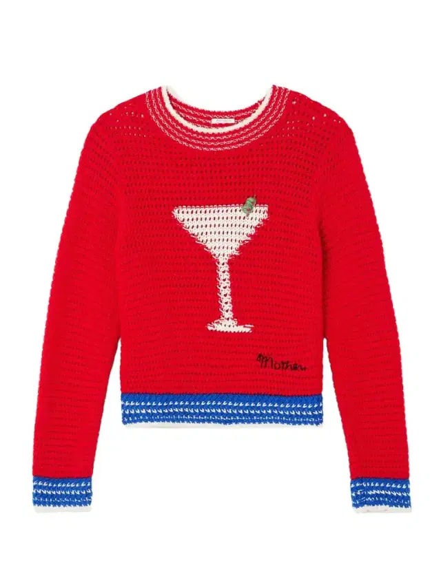 Mother Open-knit Cotton Sweater