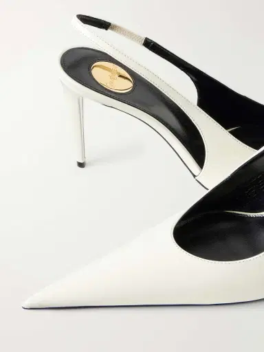 Saint Laurent Guermantes Leather Slingback Pumps | Thumbnail 5 Saint Laurent Guermantes Leather Slingback Pumps | Thumbnail 5