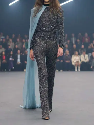 Valentino Garavani Sequined Lace Blouse | Thumbnail 5 Valentino Garavani Sequined Lace Blouse | Thumbnail 5