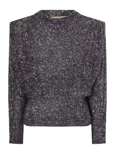Valentino Garavani Sequined Lace Blouse | Thumbnail 1 Valentino Garavani Sequined Lace Blouse | Thumbnail 1