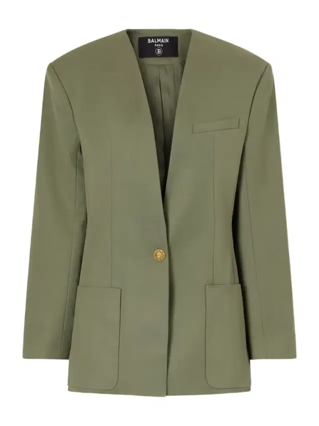 Cotton-twill Blazer
