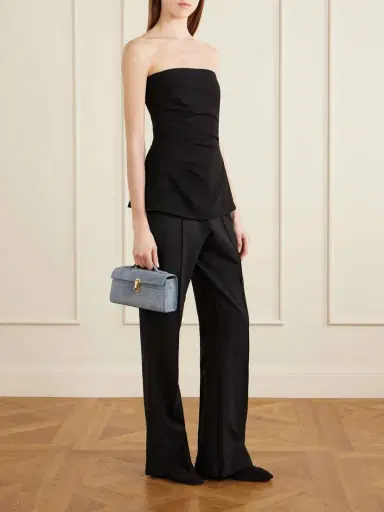 Savette Symmetry Pochette Suede Tote | Thumbnail 3 Savette Symmetry Pochette Suede Tote | Thumbnail 3