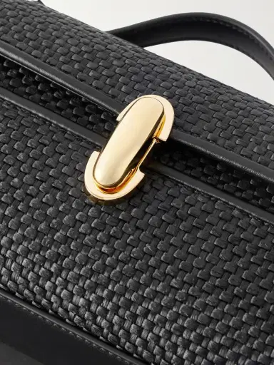 Savette Slim Symmetry Woven Leather Tote | Thumbnail 5 Savette Slim Symmetry Woven Leather Tote | Thumbnail 5