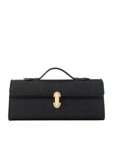 Savette Slim Symmetry Woven Leather Tote | Thumbnail 1 Savette Slim Symmetry Woven Leather Tote | Thumbnail 1