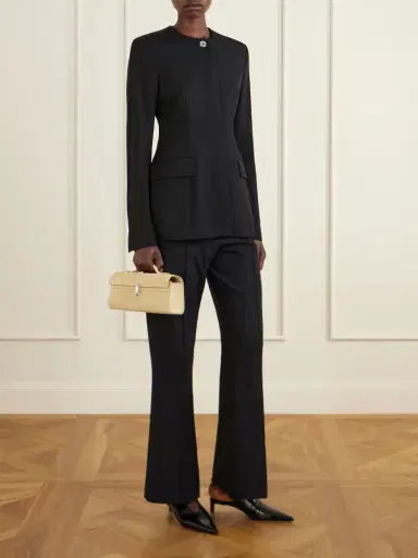 Savette Slim Symmetry Suede Tote | Thumbnail 2