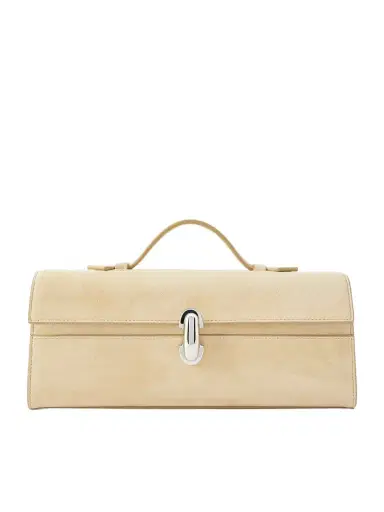 Savette Slim Symmetry Suede Tote | Thumbnail 1