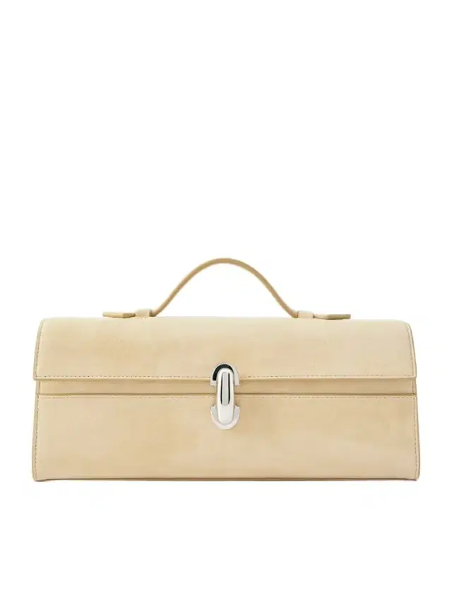 Savette Slim Symmetry Suede Tote