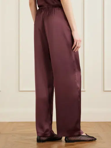 LESET Barb Satin Wide-leg Pants | Thumbnail 4 LESET Barb Satin Wide-leg Pants | Thumbnail 4