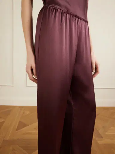 LESET Barb Satin Wide-leg Pants | Thumbnail 5 LESET Barb Satin Wide-leg Pants | Thumbnail 5
