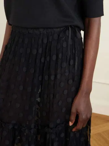 Dries Van Noten Sunia Embroidered Cotton-blend Mesh Maxi Skirt | Thumbnail 5 Dries Van Noten Sunia Embroidered Cotton-blend Mesh Maxi Skirt | Thumbnail 5
