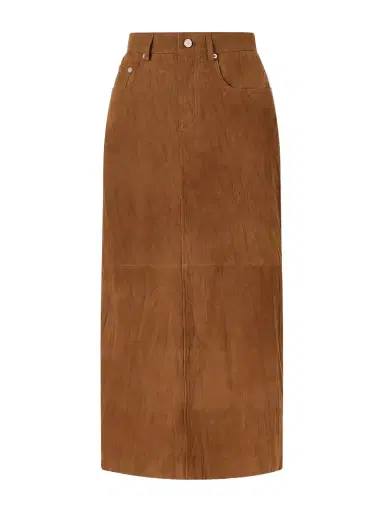 Proenza Schouler White Label Nayah Suede Maxi Skirt | Thumbnail 1