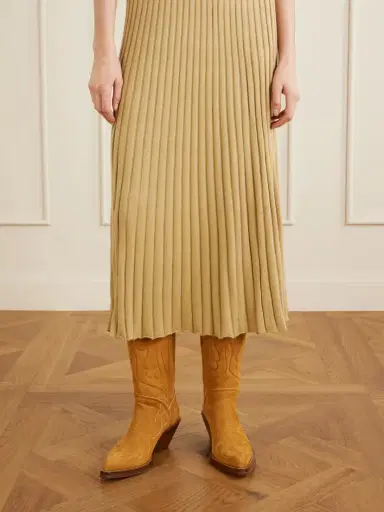Gabriela Hearst Capitana 50 Embroidered Suede Knee Boots | Thumbnail 2 Gabriela Hearst Capitana 50 Embroidered Suede Knee Boots | Thumbnail 2