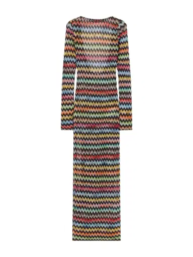 Missoni Striped Metallic Crochet-knit Cover-up | Thumbnail 1