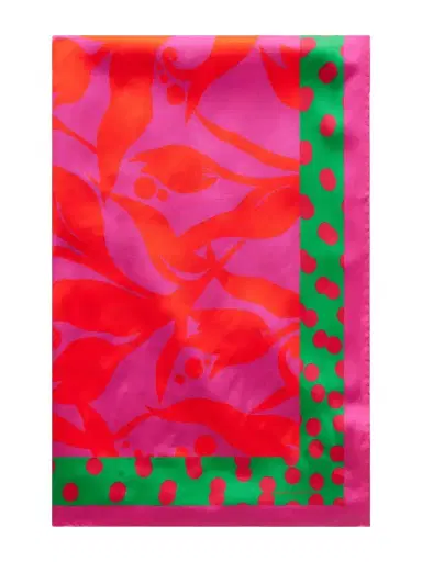 Dries Van Noten Polka-dot Printed Twill Scarf | Thumbnail 1 Dries Van Noten Polka-dot Printed Twill Scarf | Thumbnail 1