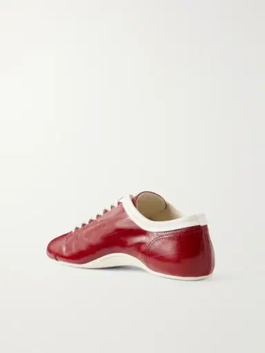 Dries Van Noten Eel-effect Leather Sneakers | Thumbnail 3 Dries Van Noten Eel-effect Leather Sneakers | Thumbnail 3