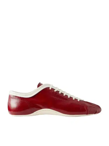 Dries Van Noten Eel-effect Leather Sneakers | Thumbnail 1 Dries Van Noten Eel-effect Leather Sneakers | Thumbnail 1