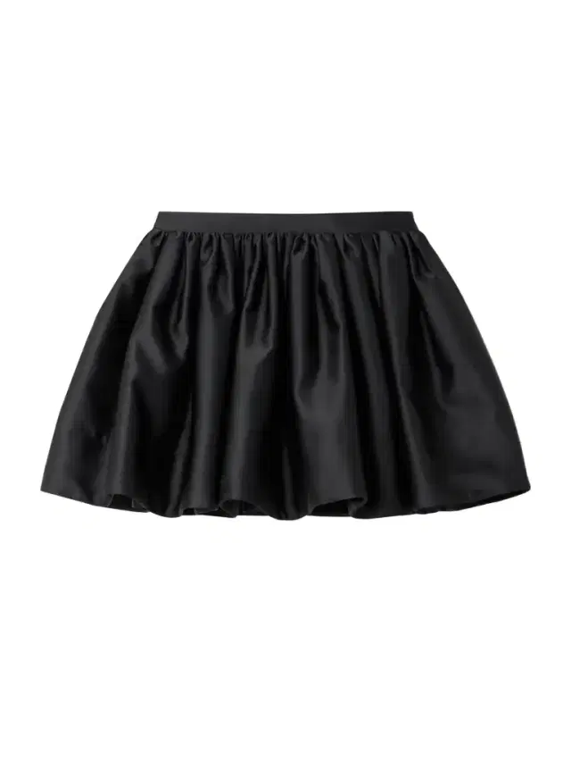 Gathered Mikado Mini Skirt