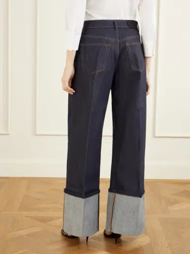 Givenchy Creased Wide-leg Denim Jeans | Thumbnail 3