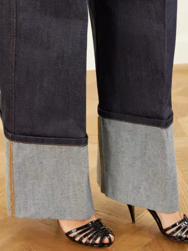 Givenchy Creased Wide-leg Denim Jeans | Thumbnail 4