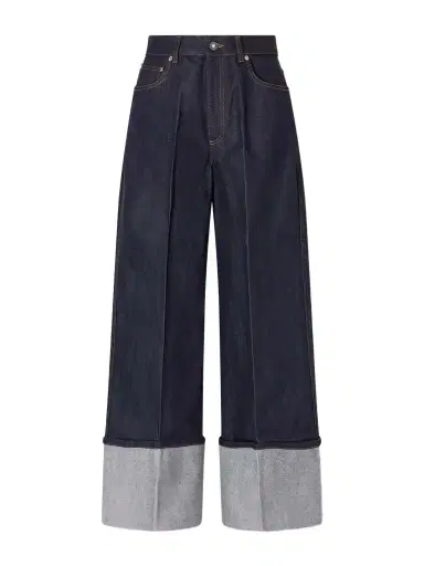 Givenchy Creased Wide-leg Denim Jeans | Thumbnail 1