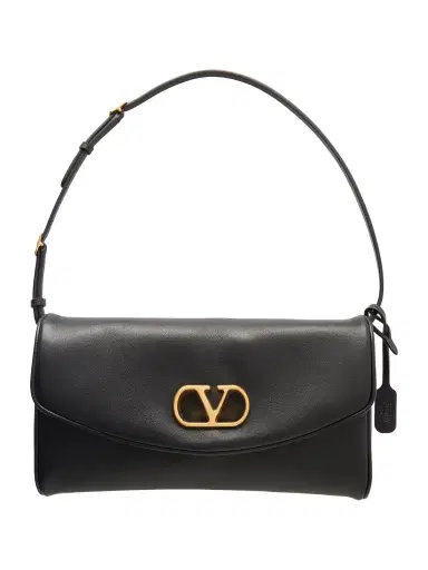Valentino Garavani Devain Leather Shoulder Bag | Thumbnail 1