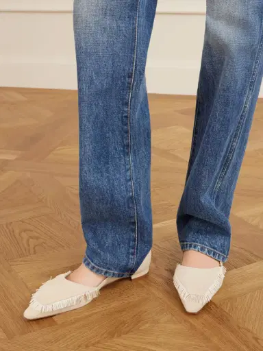 Manolo Blahnik Paletotflat Fringed Suede Ballet Flats | Thumbnail 2 Manolo Blahnik Paletotflat Fringed Suede Ballet Flats | Thumbnail 2