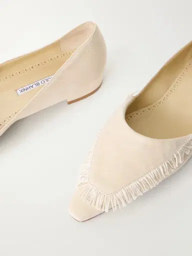 Manolo Blahnik Paletotflat Fringed Suede Ballet Flats | Thumbnail 5 Manolo Blahnik Paletotflat Fringed Suede Ballet Flats | Thumbnail 5