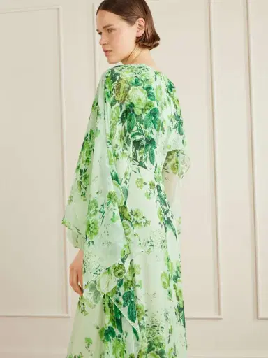 Erdem Floral-print Crêpon Gown | Thumbnail 3 Erdem Floral-print Crêpon Gown | Thumbnail 3