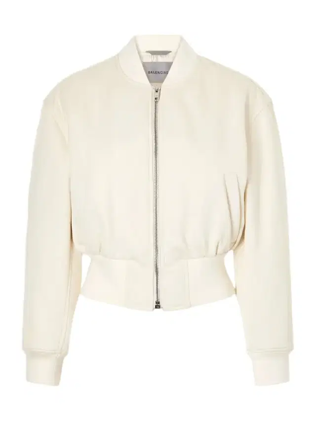 Cropped Shell Bomber Jacket