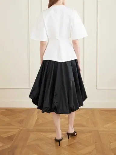 Balenciaga Shaped Flared Cotton-jersey T-shirt | Thumbnail 3