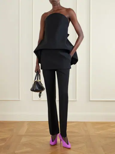 Balenciaga Wool-blend Mini Balloon Dress | Thumbnail 2 Balenciaga Wool-blend Mini Balloon Dress | Thumbnail 2
