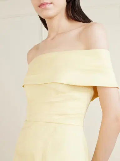 Rebecca Vallance Mandy Off-the-shoulder Pleated Mini Dress | Thumbnail 4