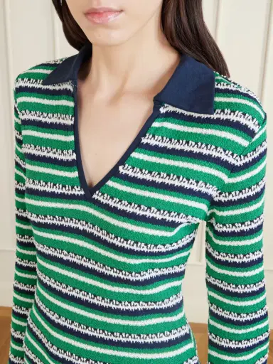 Simkhai Tegan Striped Stretch-cotton Cover-up | Thumbnail 4 Simkhai Tegan Striped Stretch-cotton Cover-up | Thumbnail 4