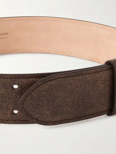 Khaite Theo Textured-leather Belt | Thumbnail 2