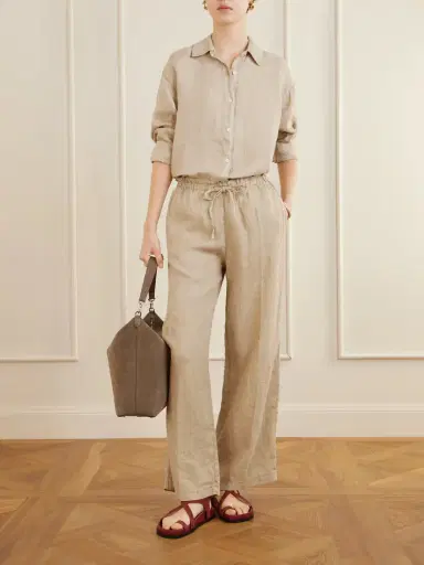 James Perse Linen-canvas Shirt | Thumbnail 2 James Perse Linen-canvas Shirt | Thumbnail 2