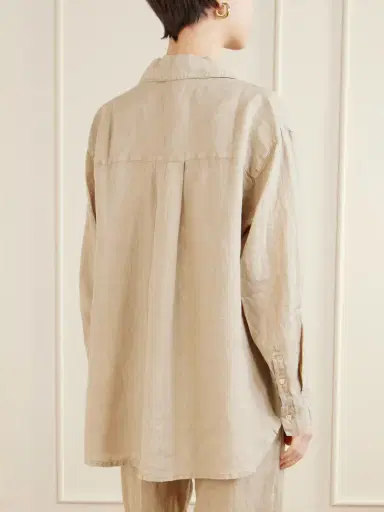 James Perse Linen-canvas Shirt | Thumbnail 4 James Perse Linen-canvas Shirt | Thumbnail 4