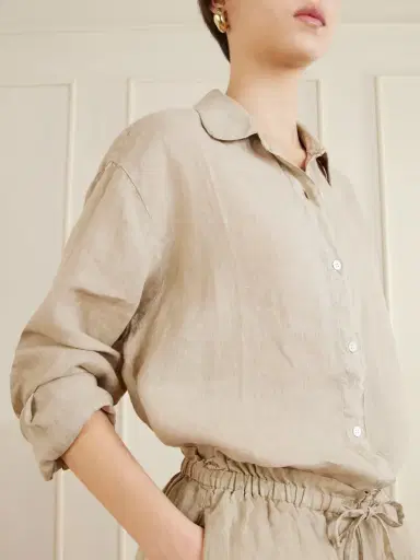James Perse Linen-canvas Shirt | Thumbnail 5 James Perse Linen-canvas Shirt | Thumbnail 5