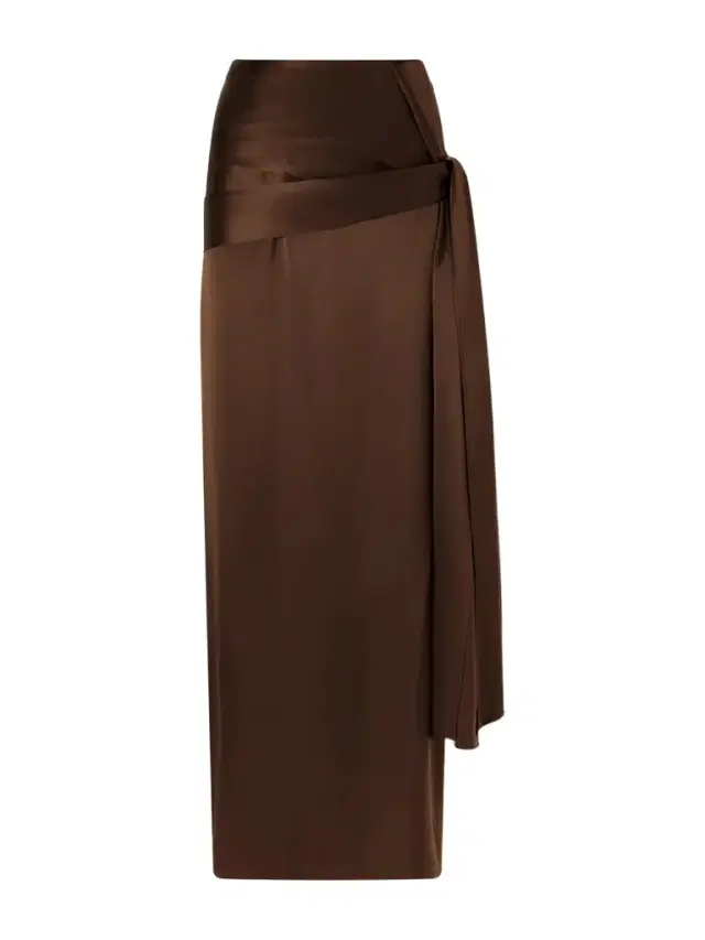Mila Silk Maxi Skirt