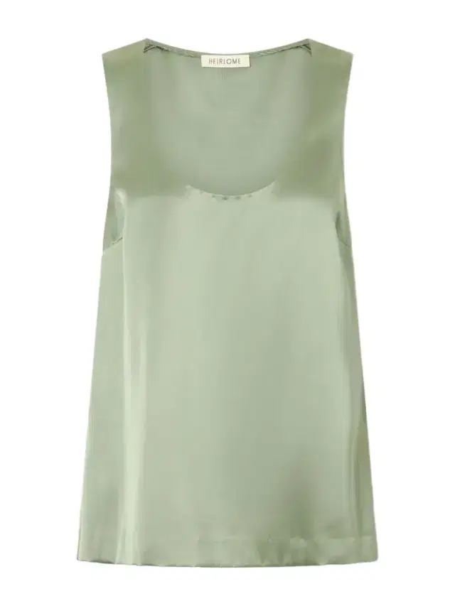 Elaine Silk-satin Tank Top